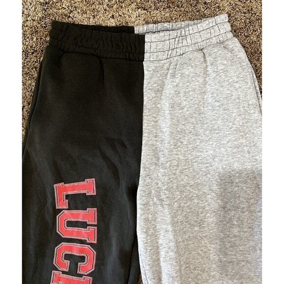 Rue 21 “Lucky” Sweatpants, Pockets Gray Size Medium - Picture 3 of 5